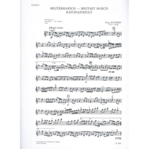 Schubert, Franz - Military March