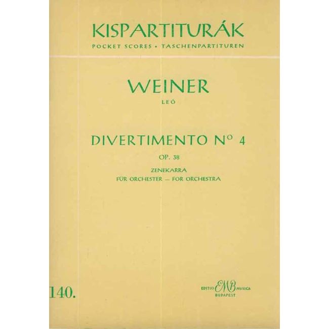 Weiner, Leó - Divertimento No. 4