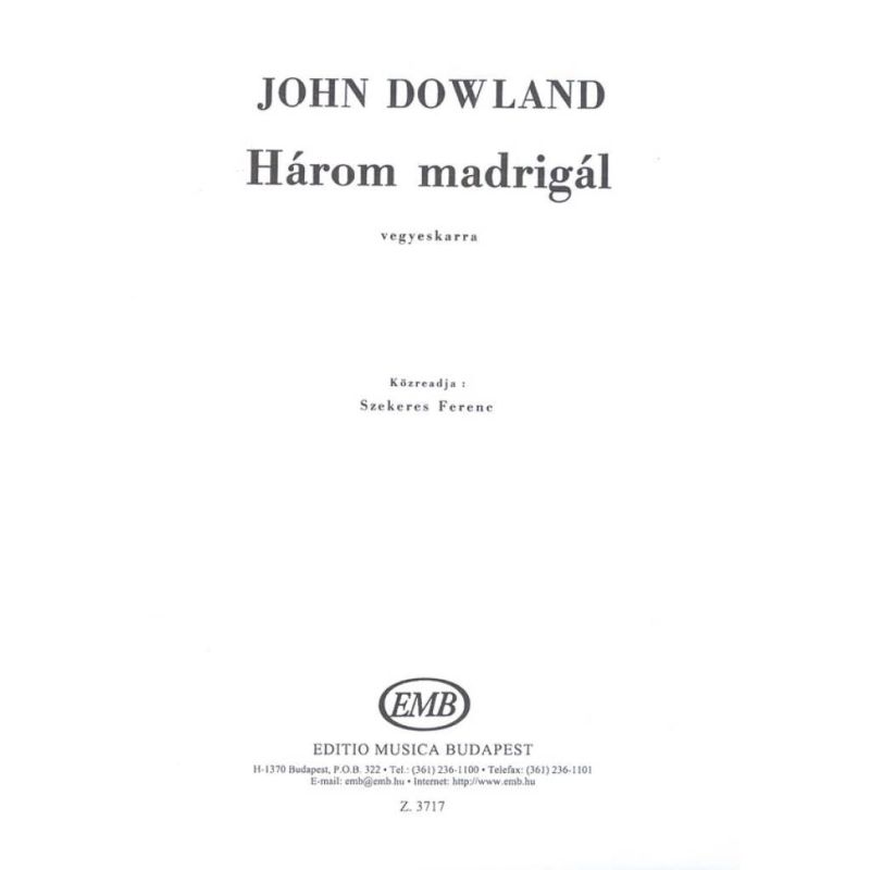 Three Madrigals