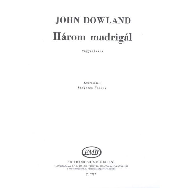 Three Madrigals