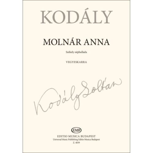 Kodály, Zoltán - Molnar Anna
