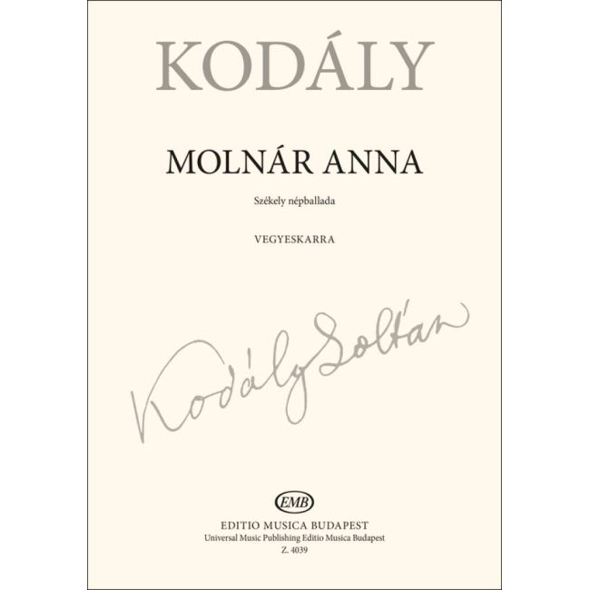 Kodály, Zoltán - Molnar Anna
