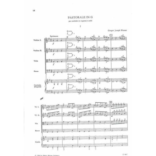 Werner, Gregor Joseph - Concertante Pieces