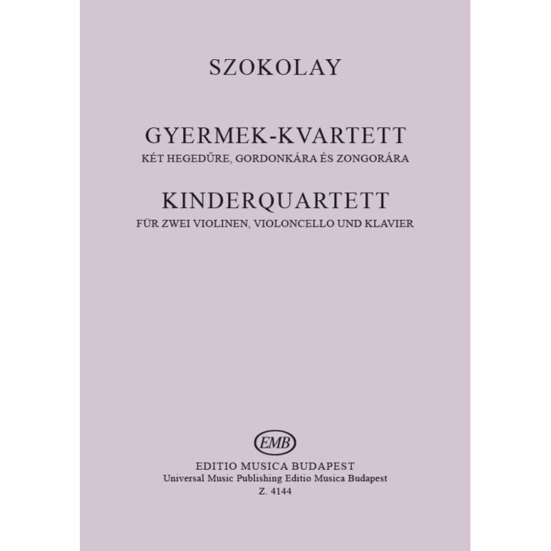 Szokolay, Sándor - Children's Quartet