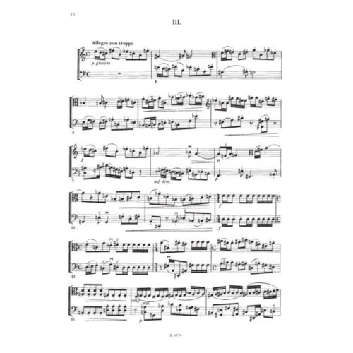 Farkas, Ferenc - Sonata a due (viola and cello)