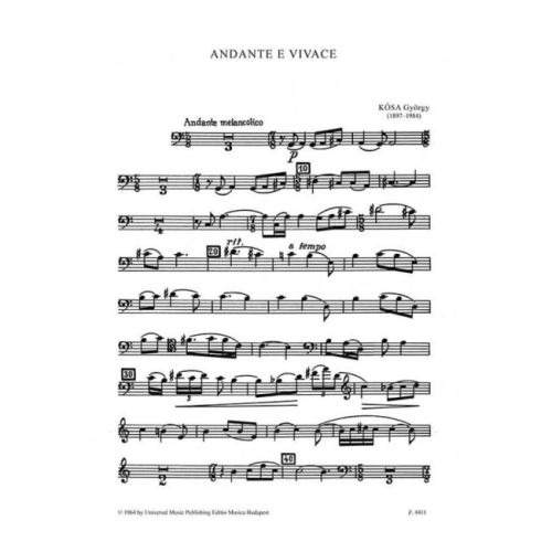 Kósa, György - Andante e vivace