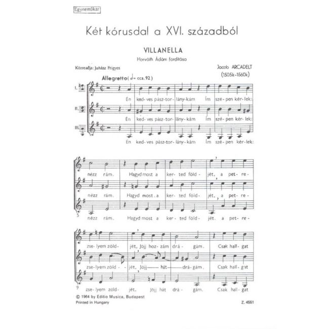 Villanella: A forrasnal