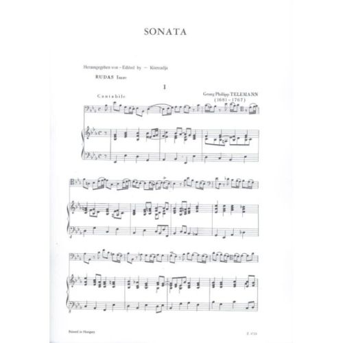 Telemann, Georg Philipp - Sonata