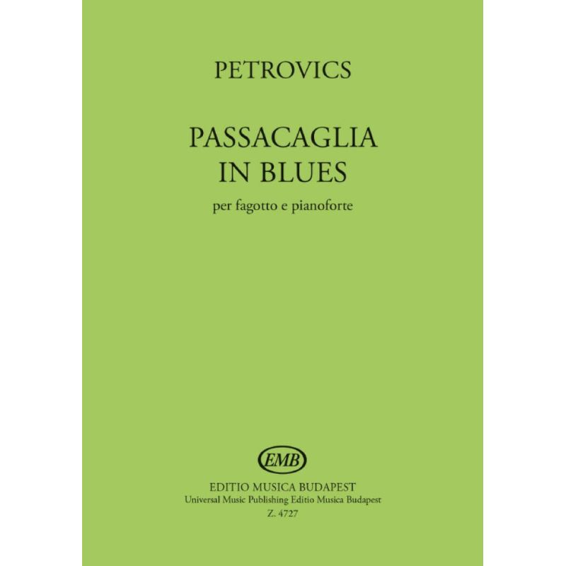 Petrovics, Emil - Passacaglia in Blues (bassoon and piano)