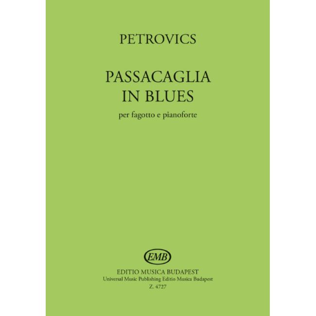Petrovics, Emil - Passacaglia in Blues (bassoon and piano)