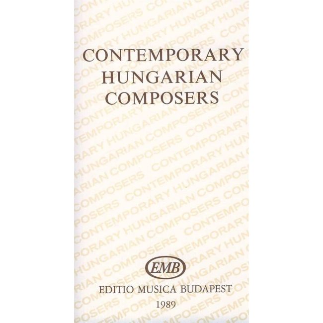 Varga, Balint Andras - Contemporary Hungarian Composers