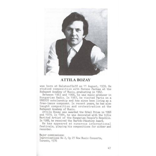 Varga, Balint Andras - Contemporary Hungarian Composers