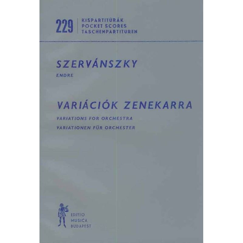 Szervánszky, Endre - Variations for Orchestra