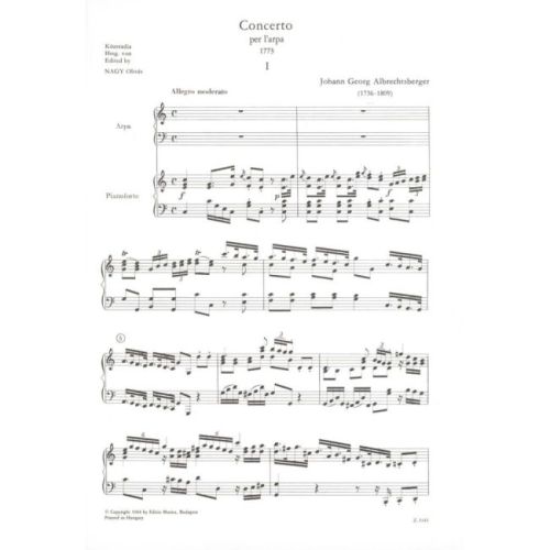Albrechtsberger & Georg - Concerto per l'arpa