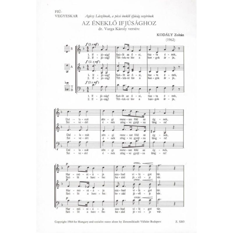 To the Singing Youth
