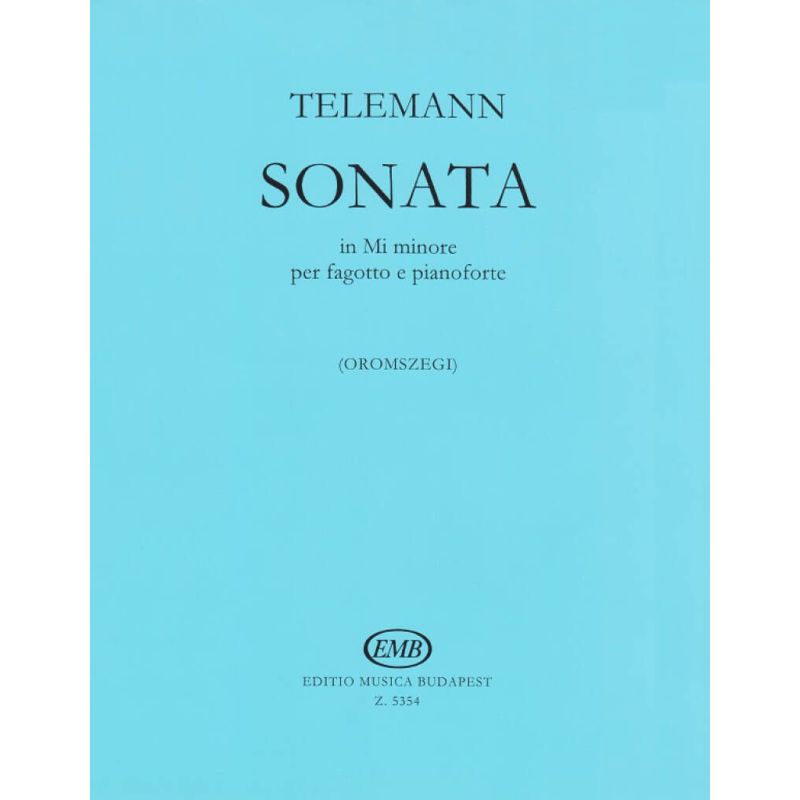 Telemann, Georg Philipp - Sonata in E minor