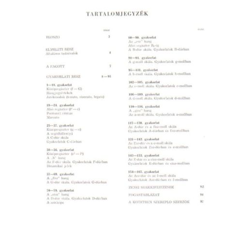 Hara, László - Bassoon Tutor Vol.1