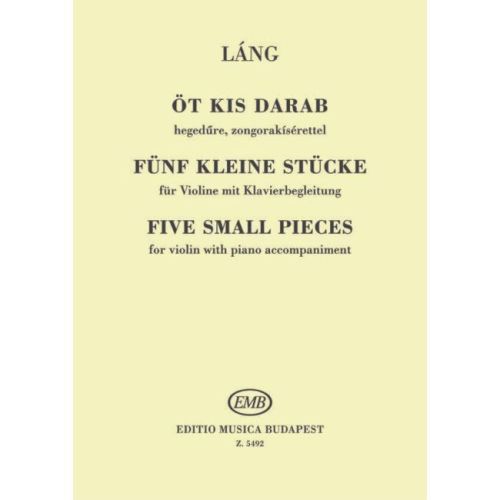 Lang, I. - Five Small Pieces