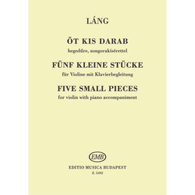 Lang, I. - Five Small Pieces