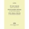 Lang, I. - Five Small Pieces