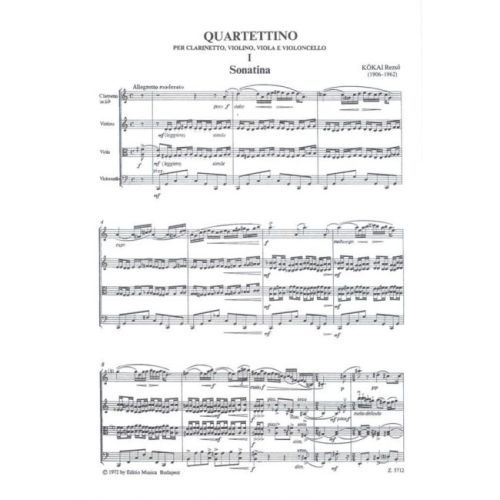 Kókai, Rezsö - Quartettino