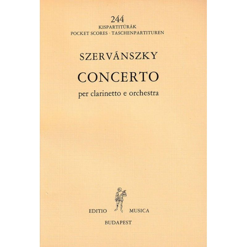 Szervánszky, Endre - Concerto per clarinetto e orchestra