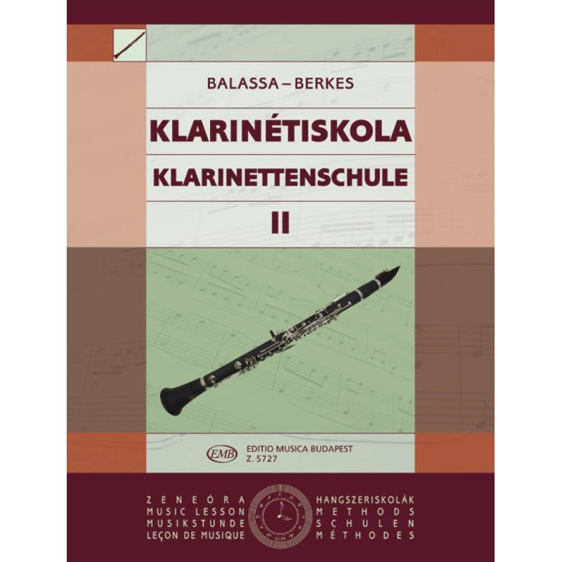 Balassa & Berkes - Clarinet Tutor Vol.2