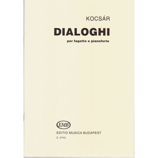 Kocsár, Miklós - Dialoghi per fagotto e pianoforte