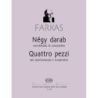 Farkas, Ferenc - Quattro Pezzi (double bass and piano)