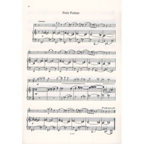 Farkas, Ferenc - Quattro Pezzi (double bass and piano)