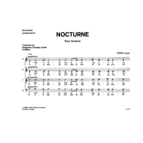 Vass, Lajos - Nocturne