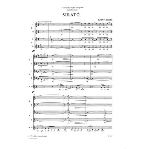 Szönyi, Erzsébet - Lament