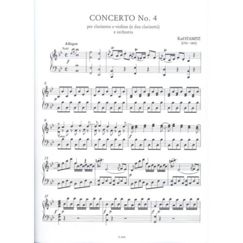 Stamitz, Carl - Concerto No. 4