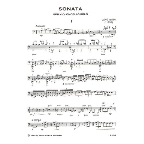 Láng, István - Sonata