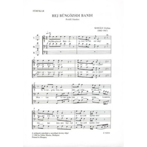 Kodály, Zoltán - Hey Bandi...
