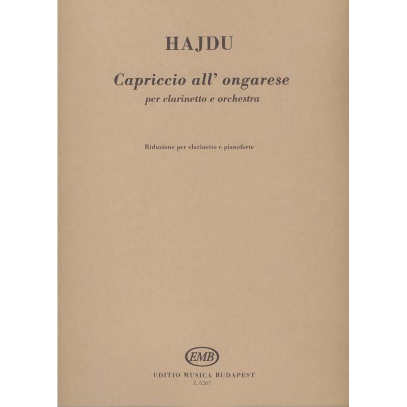 Hajdu, Mihaly - Capriccio all'ongarese