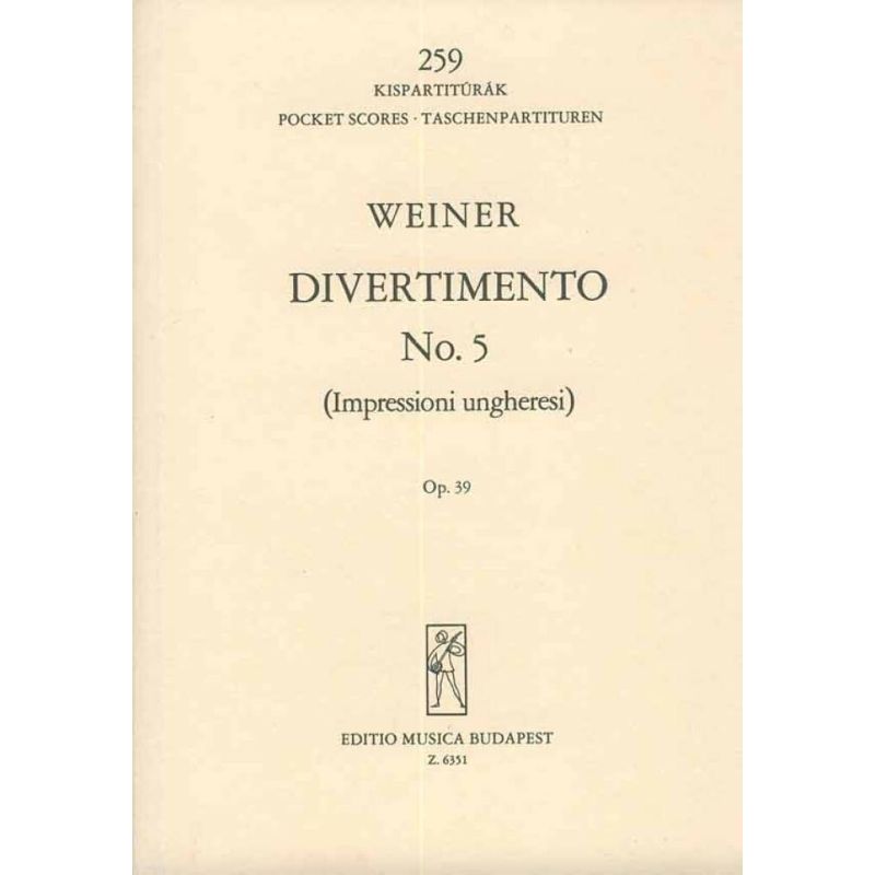 Weiner, Leó - Divertimento No. 5