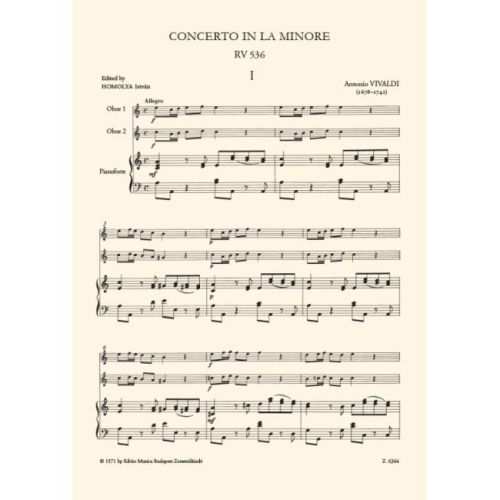 Vivaldi, Antonio - Concerto in la minore
