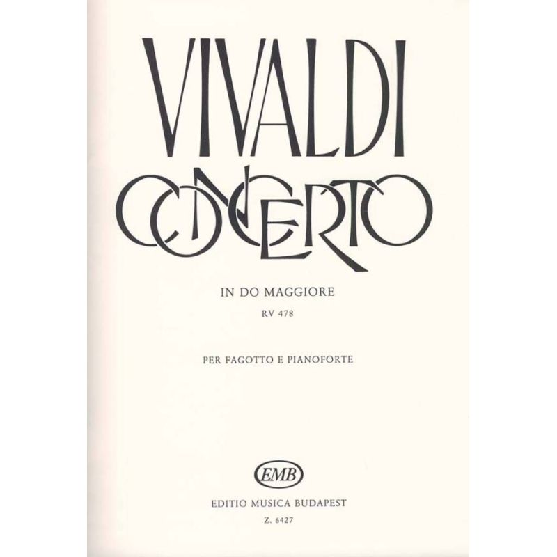 Vivaldi, Antonio - Concerto in C Major (bassoon and piano)
