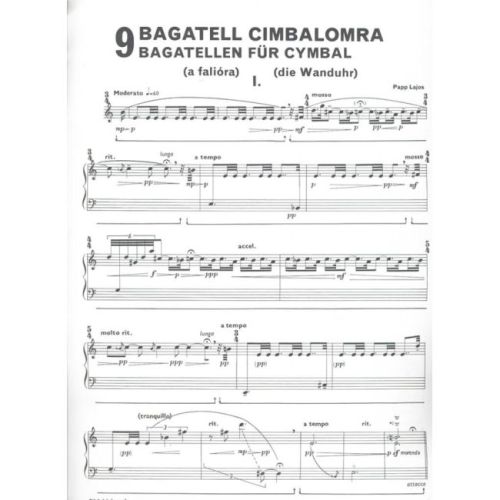 Papp, Lajos - 9 Bagatelles