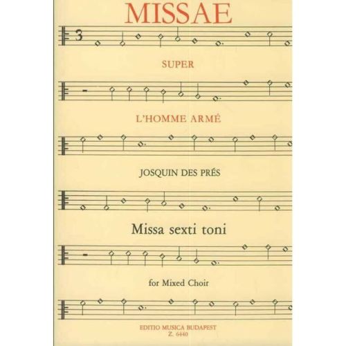 Prés, Josquin des - Missa L'homme arme