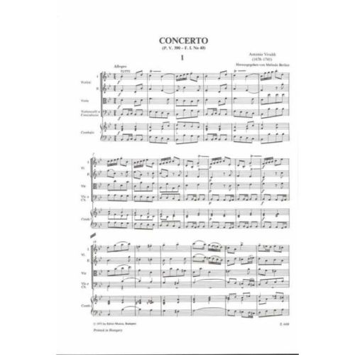 Vivaldi, Antonio - Concerto in sib maggiore