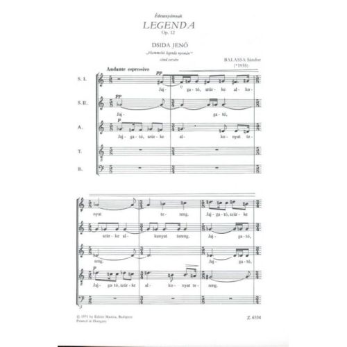 Legenda Op.12