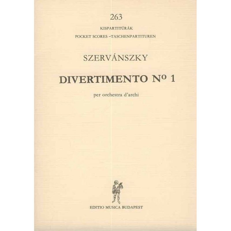 Szervánszky, Endre - Divertimento No. 1