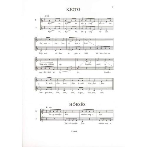 Szönyi, Erzsébet - Biciniums Vol.1