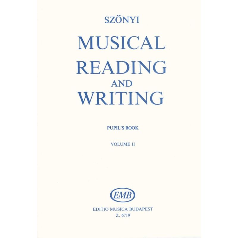 Szönyi, Erzsébet - Musical Reading and Writing Vol.2