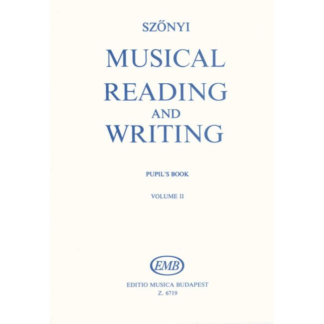 Szönyi, Erzsébet - Musical Reading and Writing Vol.2