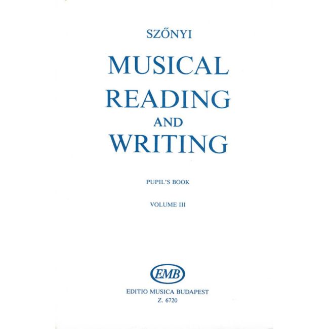 Szönyi, Erzsébet - Musical Reading and Writing Vol.3