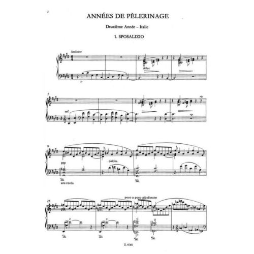 Liszt, Ferenc - Annees de Pelerinage I/7 (Hardback)