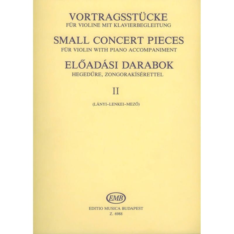 Lanyi & Lenkei - Small Concert Pieces 2